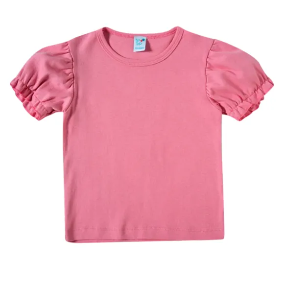 Blusa Kids Básica Suedine Tip Top