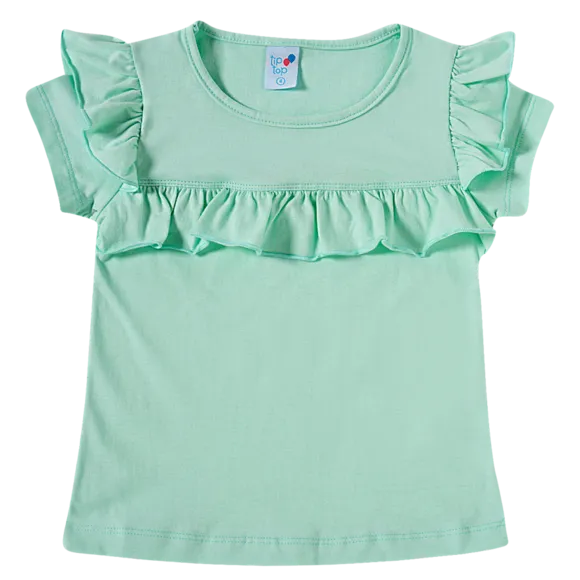 Blusa Manga Curta Meia Malha Kids Tip Top