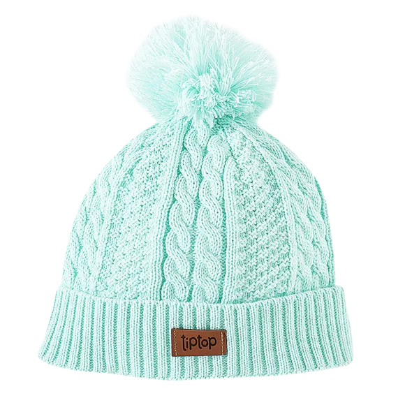 Gorro Verde Água Tricot Kids