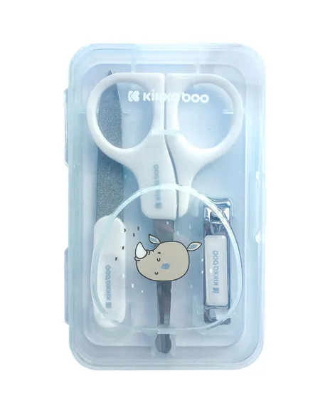 Kit Manicure Com Estojo Protetor 3 Peças Savanna Blue Kikka Boo