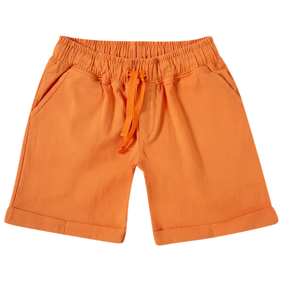 Bermuda Sarja Estampa Lisa Kids Tip Top