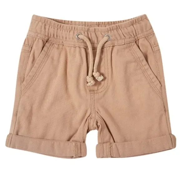 Bermuda Batizado Lisa Sarja Com Elastano Kids Tip Top