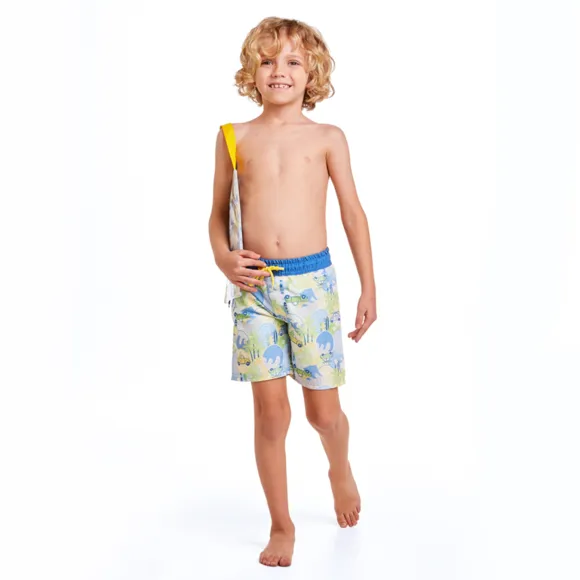Bermuda Ondas Surf Microfibra Kids Tip Top