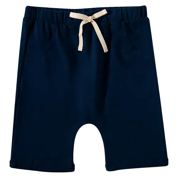 Bermuda Kids Estampa Lisa Moletinho Tip Top