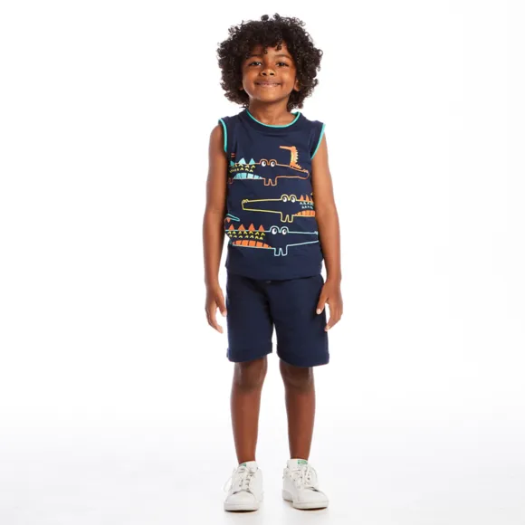 Bermuda Kids Moletinho Tip Top