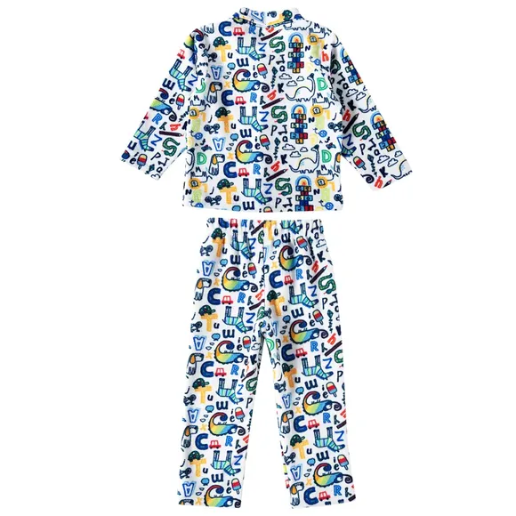 Pijama Longo Kids Dino Rabisco Soft Tip Top