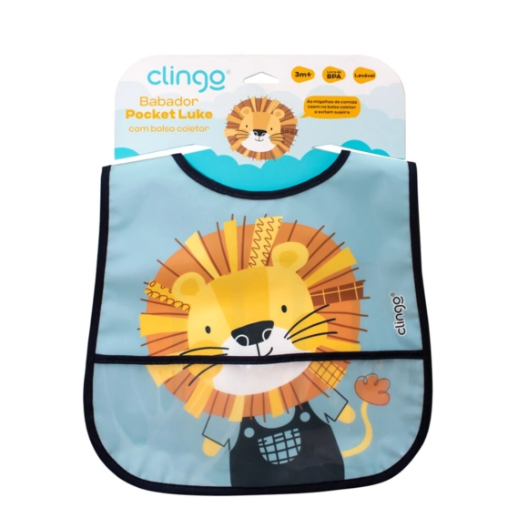 Babador Impermeável Com Bolso Luke Clingo