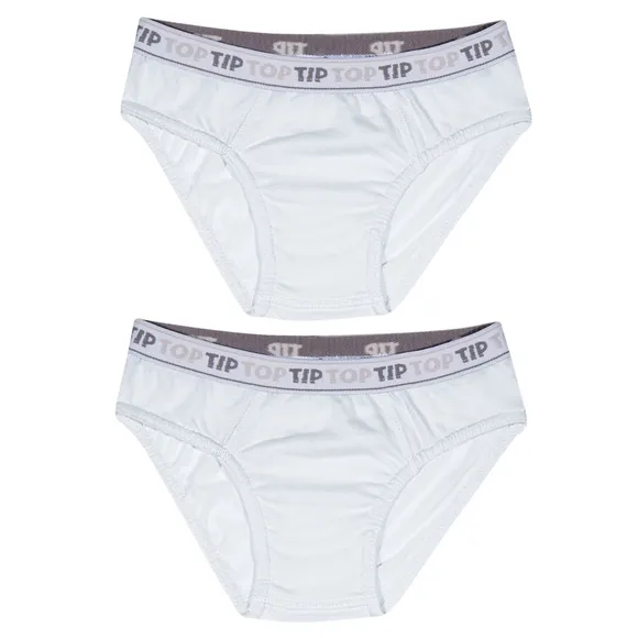 Kit 2 Cuecas Sem Estampa Kids