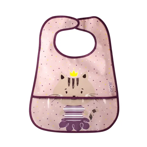 Babador Impermeável Com Bolso Milky Clingo