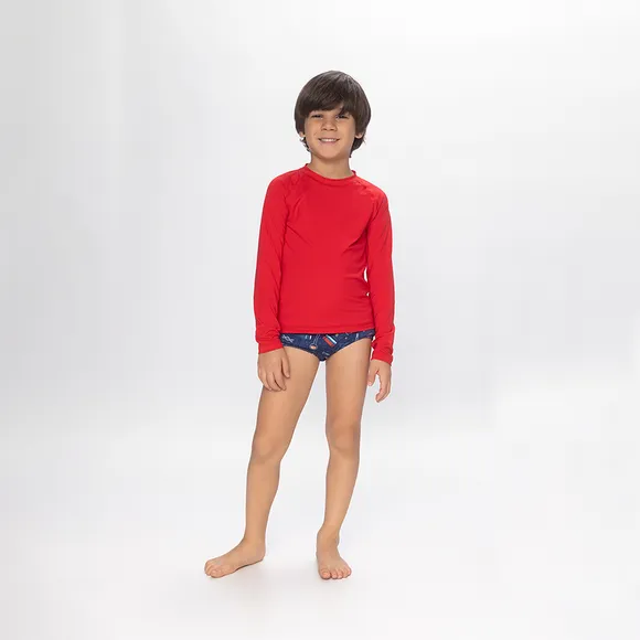 Sunga Cientista Elastano Kids Proteção Uv 50+