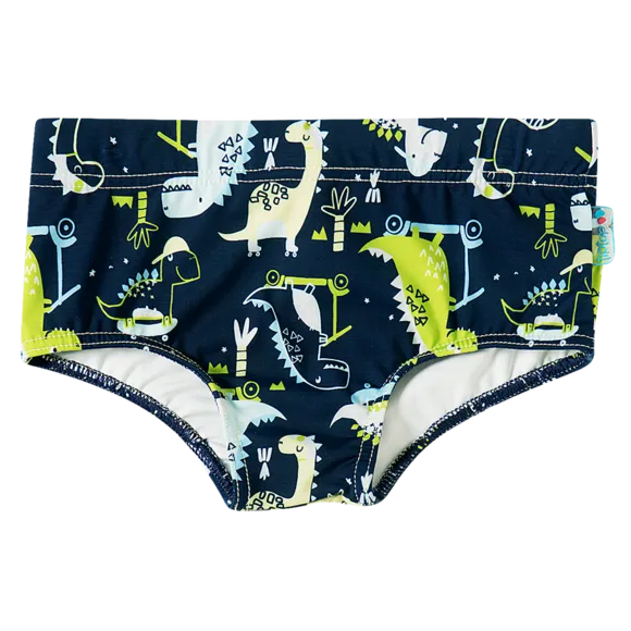 Sunga Praia Dino Sport Elastano Kids Proteção Uv 50+