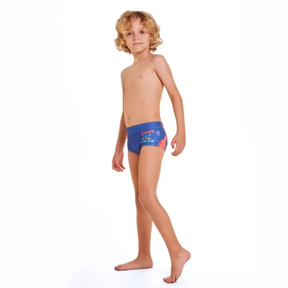 Sunga Praia Monstrinhos Divertidos Elastano Kids Proteção Uv50+ Tip Top
