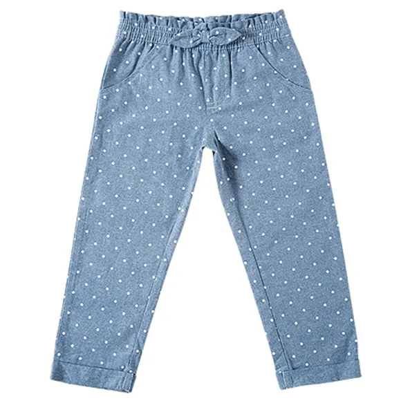 Calça Jeans Blue Com Bolinhas Kids Tip Top