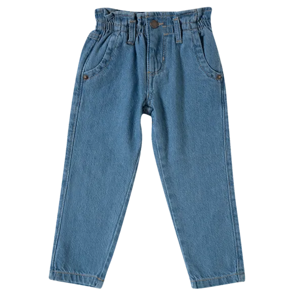 Calca Blue Estampa Lisa Jeans Kids Tip Top
