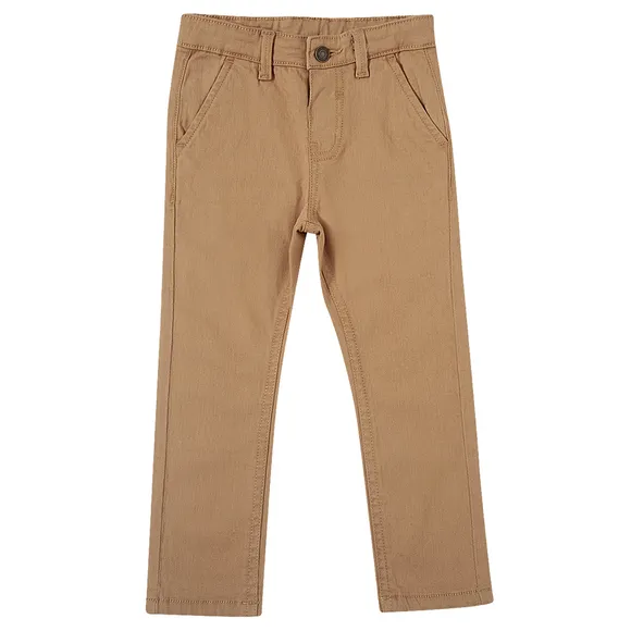 Calça Batizado Lisa Sarja Com Elastano Kids Tip Top