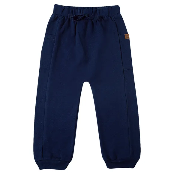 Calça Moletinho Estampa Lisa Kids Tip Top