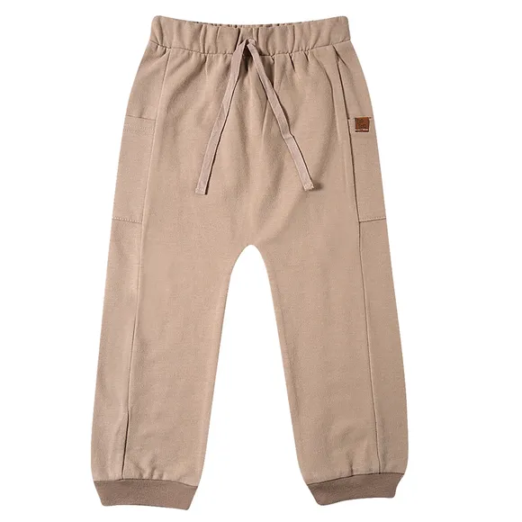 Calça Moletinho Estampa Lisa Kids Tip Top