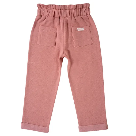 Calça Estampa Lisa Moletom Kids Tip Top