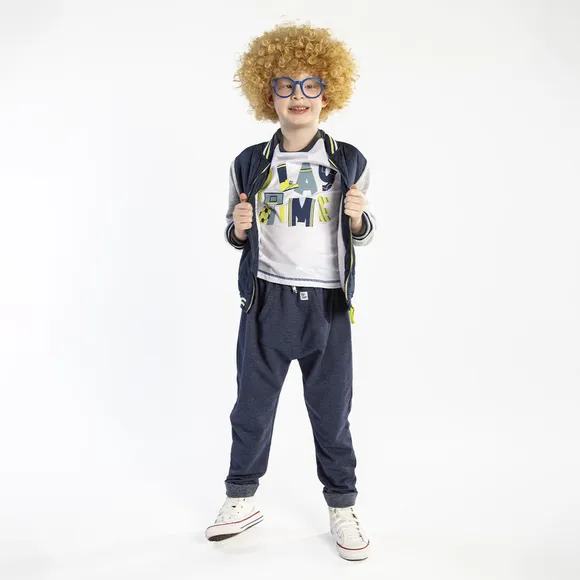 Calça Kids Lisa De Moletom Tip Top