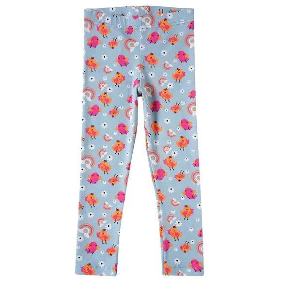 Calça Legging Kids Azul Cotton Tip Top