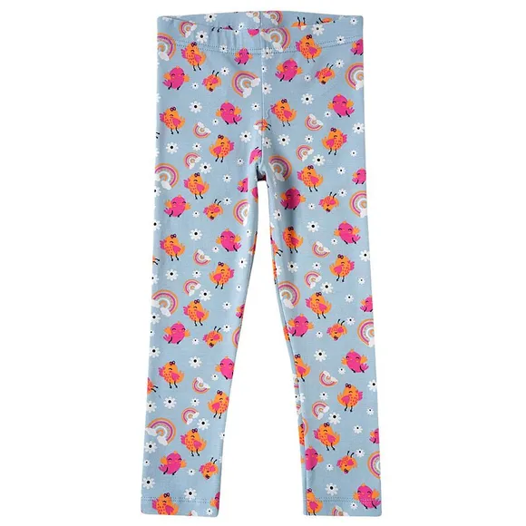 Calça Legging Kids Azul Cotton Tip Top
