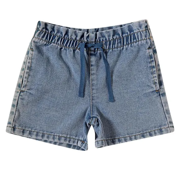 Shorts Kids Festivo Jeans Leve Tip Top