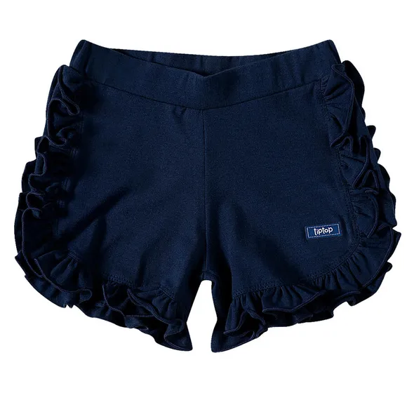 Shorts Com Babados Kids Cotton Tip Top