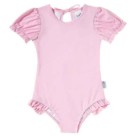 Maiô Estampa Lisa Elastano Kids Proteção Uv 50+ Tip Top