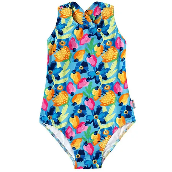 Maiô Kids Summer Caju Elastano Proteção Uv 50+ Tip Top