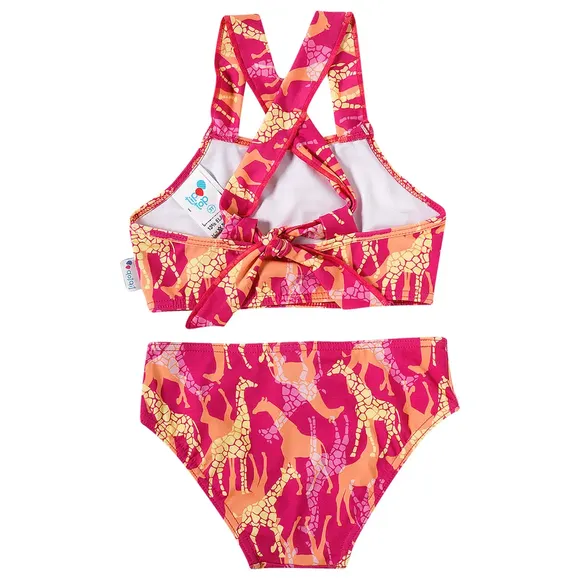 Biquíni Praia Kids Girafa Elastano Proteção Uv50+ Tip Top