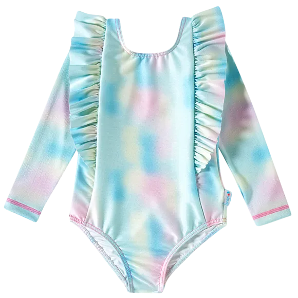 Body Sorvete Alfabeto Elastano Kids Proteção Uv 50+ Tip Top