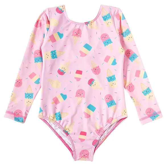 Body Praia Kids Sorvete Elastano Proteção Uv 50+ Tip Top