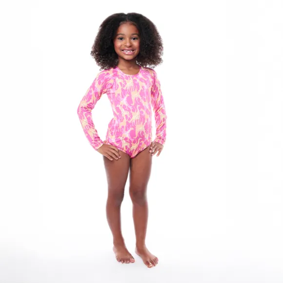 Body Praia Kids Girafa Elastano Proteção Uv 50+ Tip Top
