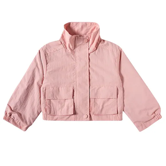Jaqueta Corta Vento Kids Rose Microfibra Tip Top