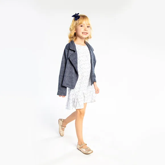 Jaqueta Blue Moletom Kids Tip Top
