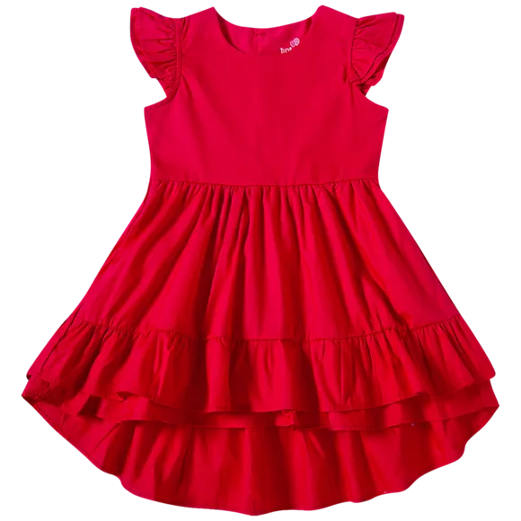 Vestido Festivo Tricoline Kids Tip Top