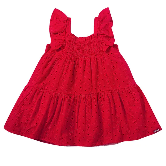 Vestido Festivo Laise Tricoline Kids Tip Top