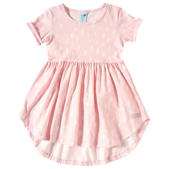 Vestido Gotinha Meia Malha Kids Tip Top