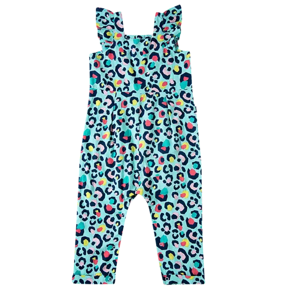 Jardineira Onça Tricoline Kids Tip Top