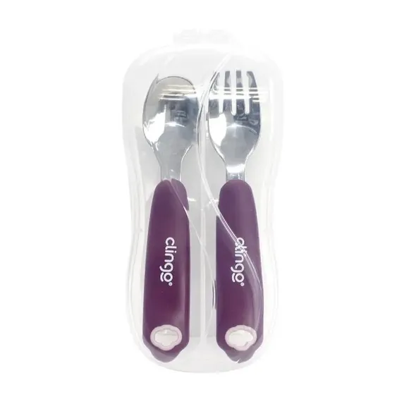 Kit Talher De Inox Com Estojo Rose Clingo