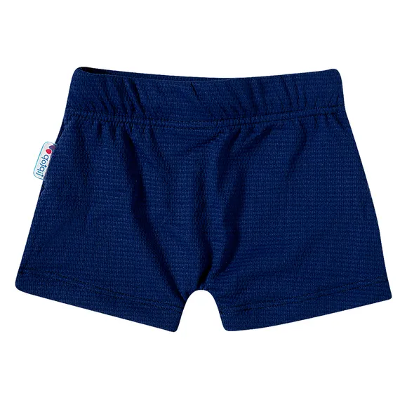 Shorts Praia Lycra Texturizada Kids Proteção Uv 50+ Tip Top