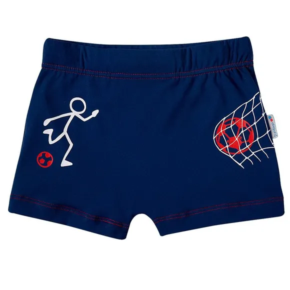 Shorts Praia Kids Football Lycra Proteção Uv 50+ Tip Top