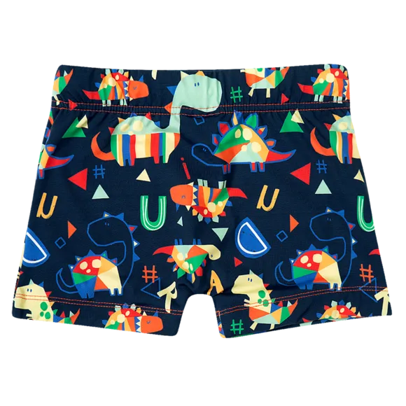 Shorts Praia Dino Alfabeto Kids Proteção Uv 50+ Tip Top