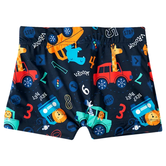 Shorts Praia Transporte Elastano Kids Uv 50+ Tip Top