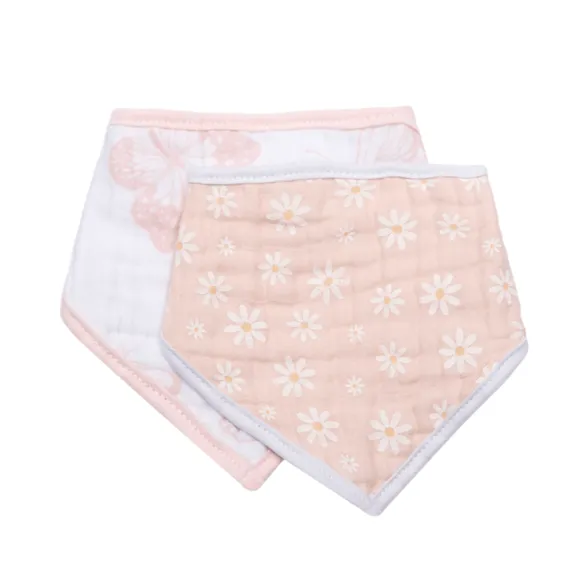 Kit 2 Babador Bandana Soft Margaridas Papi