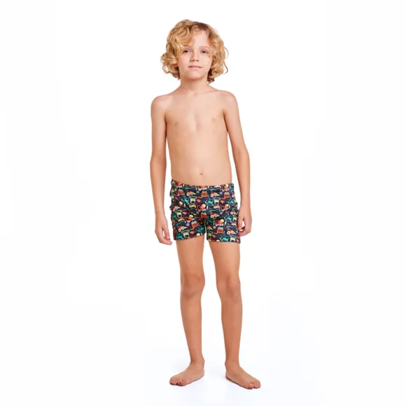 Kit 2 Shorts Praia Transporte Lycra Kids Proteção Uv50+ Tip Top