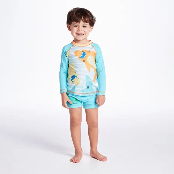 Conjunto Kids Tuba Colors Lycra Proteção Uv 50+ Tip Top