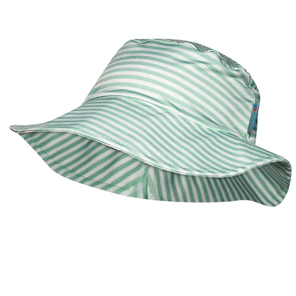 Chapéu Praia Listrado Elastano Kids Proteção Uv50+ Tip Top