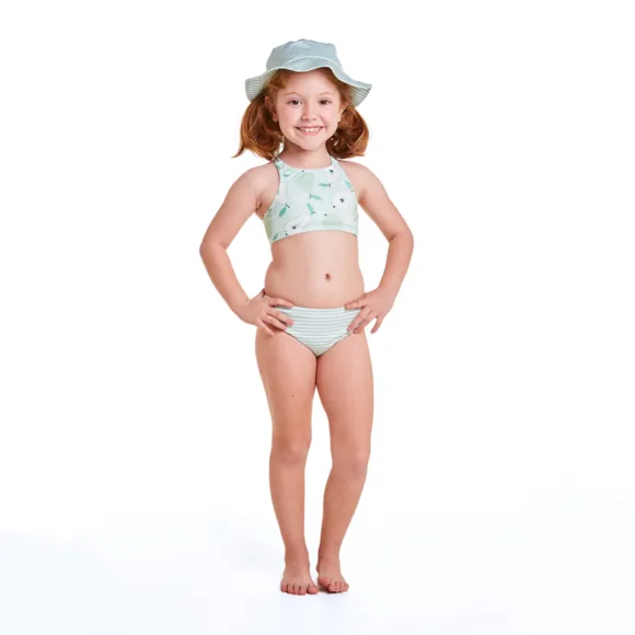 Kit Praia 3 Peças Pera Elastano Kids Proteção Uv 50+ Tip Top