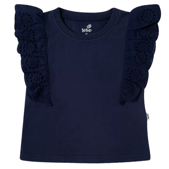Bata Manga Curta Estampa Lisa Meia Malha Kids Tip Top